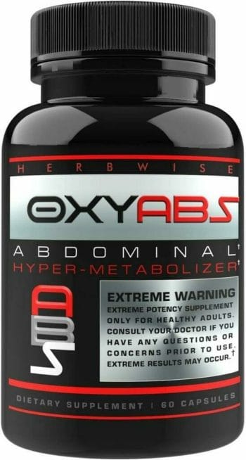 Herbwise Oxy Abs Targeted Thermogenic Abdominal Fat Burner Support, Hyper-Metabolizer, Diet Pill, Appetite Suppressant, Weight Loss Pills for Women and Men, 60 Veggie Capsules