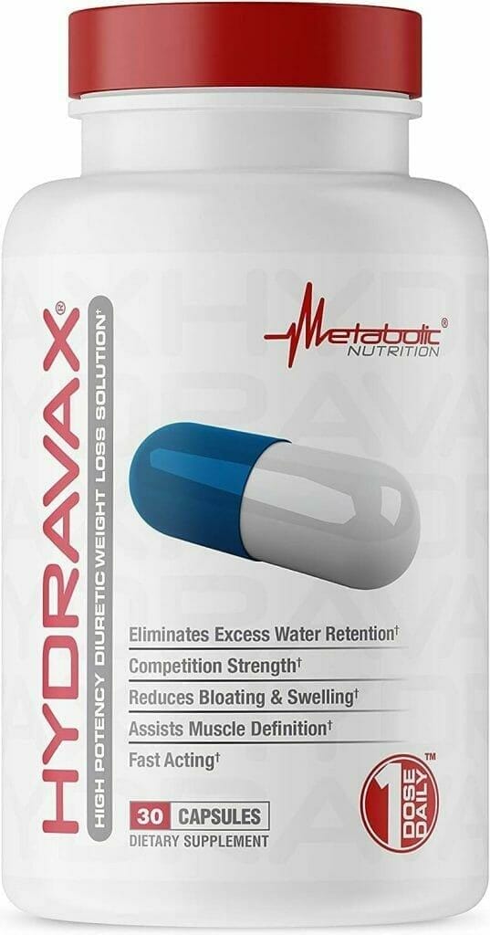 Metabolic Nutrition, Hydravax - Premium Diuretic Water Pills, Natural  Safe, Eliminates Water Retention, with Dandelion, Magnesium, Green Tea Extract, Cranberry Powder, 30 Capsules, 1 Dose Daily