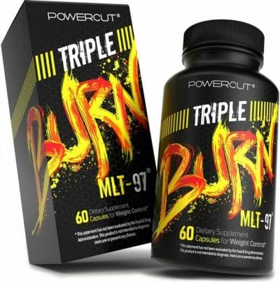powercut Triple Burn MLT-97 Weight Loss Fat Burner Diet Pills for Women  Men - Appetite Suppressant - 60 Capsules