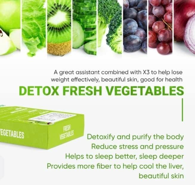 Slimming Care Newest Version X3 Type 1 Diet for Everyone (30pills/Box) + Free Vegetable Detox (15pills/Pack)