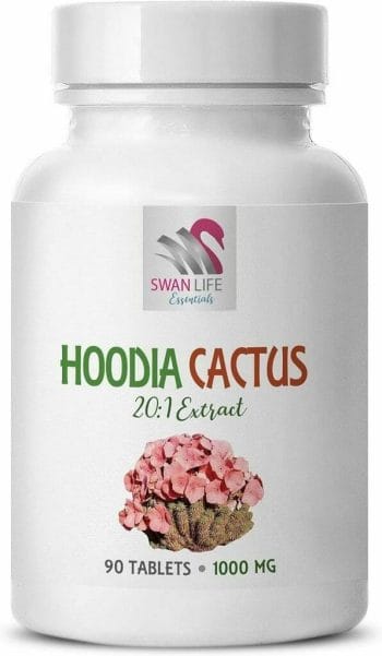 SWAN LIFE ESSENTIALS hoodia gordonii Extract - HOODIA Cactus 20:1 Extract - Weight Loss Pills - Appetite suppressants - 1 Bottle 90 Tablets