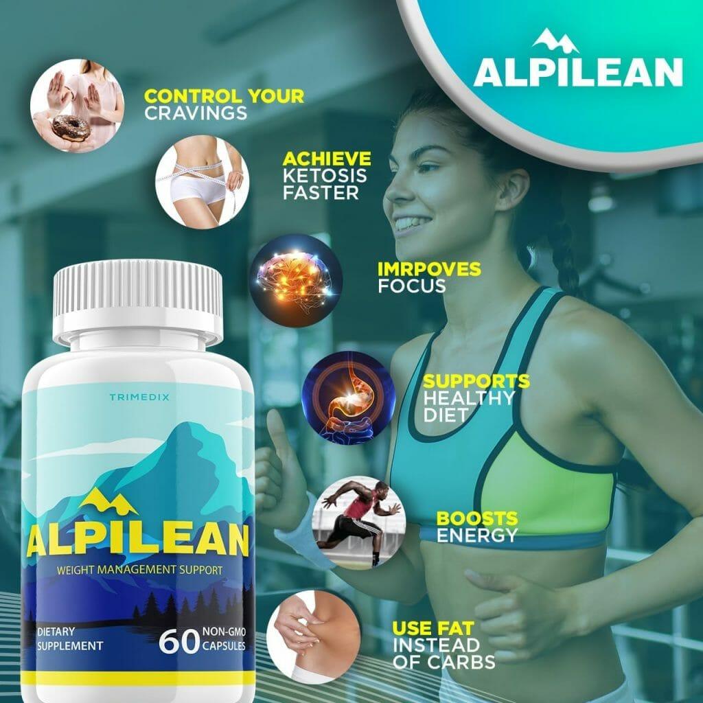 Alpilean Capsules - for 60 Days, Alpilean Weight Loss Capsules, Alplean Weight Loss Capsules, Alpilean Pills Advanced Formula Alpilean Supplement Men Women, Alpelean Capsules to Lose Weight