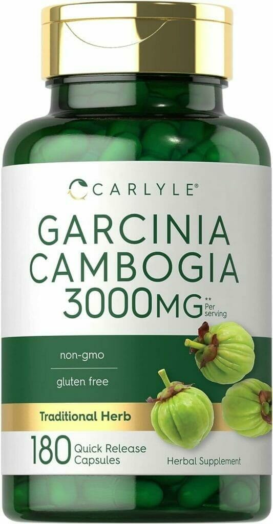 Carlyle Garcinia Cambogia 3000mg | 180 Capsules | Non-GMO, Gluten Free Supplement Extract