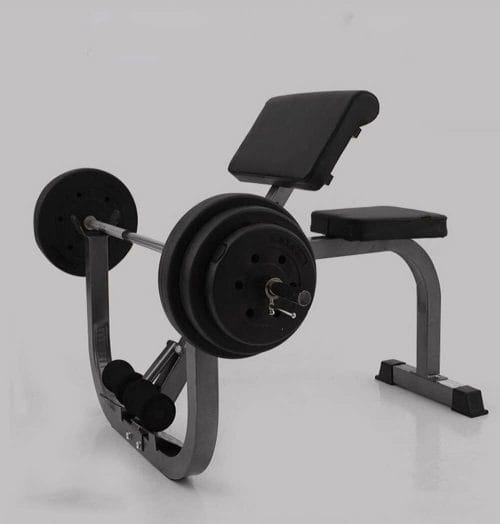 ComMax Adjustable Roman Chair Preacher Curl Bench Back Hyperextension Dumbbell Weight Bench Upper Limb Muscle Strength Training Machines