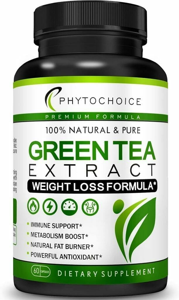 Green Tea Extract-Natural Appetite Suppressant for Weight Loss for Women and Men-Green Tea Fat Burner Pills-Diet Pills That Work to Help Lose Weight Fast for Women-Stomach Belly Fat Burning Capsules