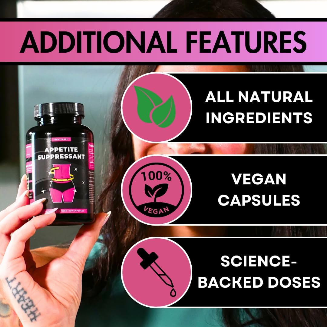 unaltered appetite suppressant for women combat cravings bloating support weight loss natural diet pills fat burner carb 2 1