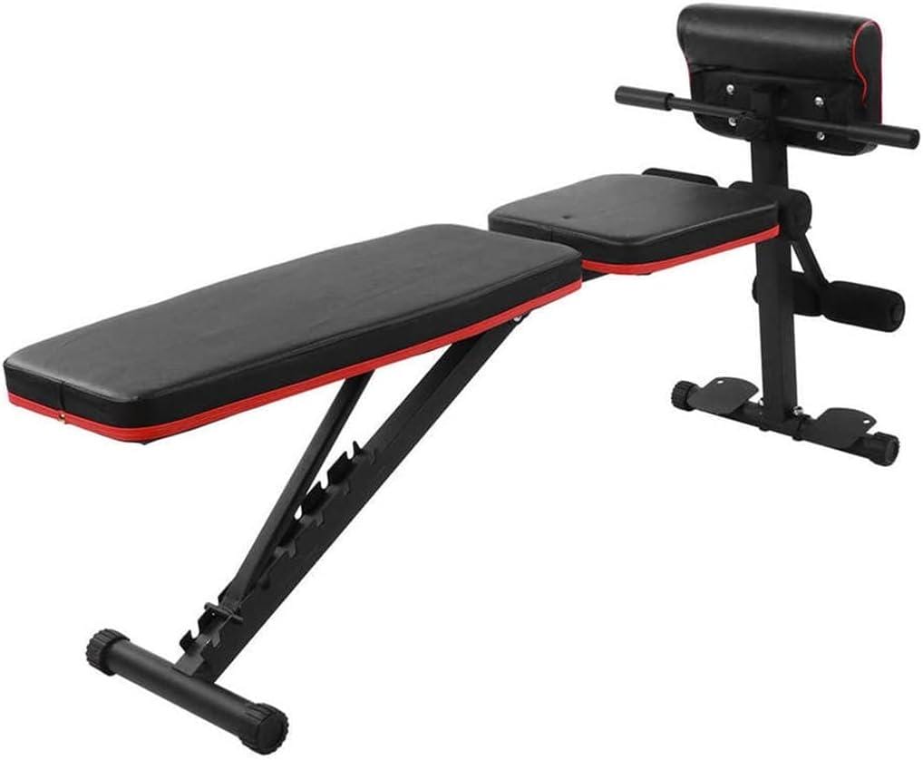 JYSD Foldable Dumbbell Bench 7 Gear Backrest Sit Up Abdominal Multifunctional Fitness Bench